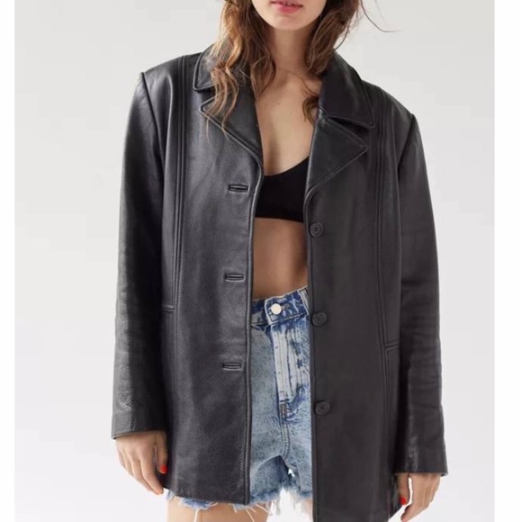 Lew Magram Collection Forest Green Leather Jacket - Picture 6 of 11